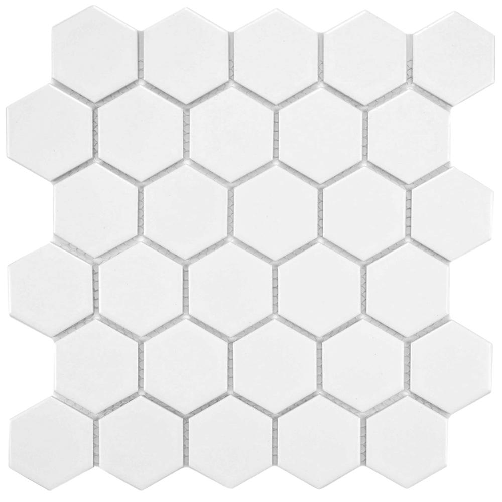 Daltile Addison Place 11 3/4-inch x 12 7/8-inch x 8 mm Hexagon ...