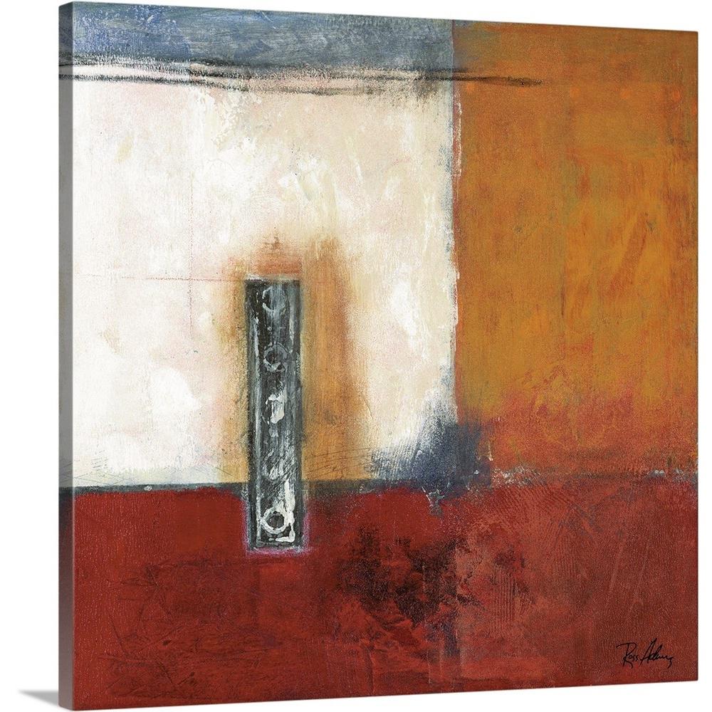 Greatbigcanvas Red Zone Ii By Ross Adams Canvas Wall Art 2433392 24 24x24 The Home Depot