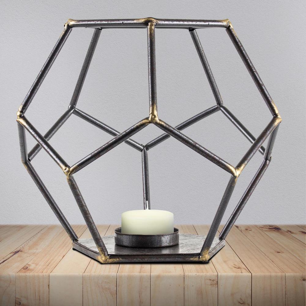 geometric candle holder