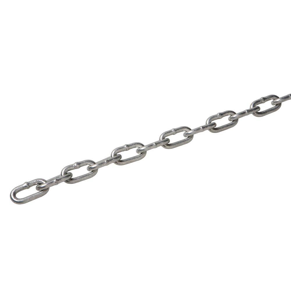 Everbilt 1/4 in. x 70 ft. Grade 30 Zinc-Plated Proof Coil Chain ...