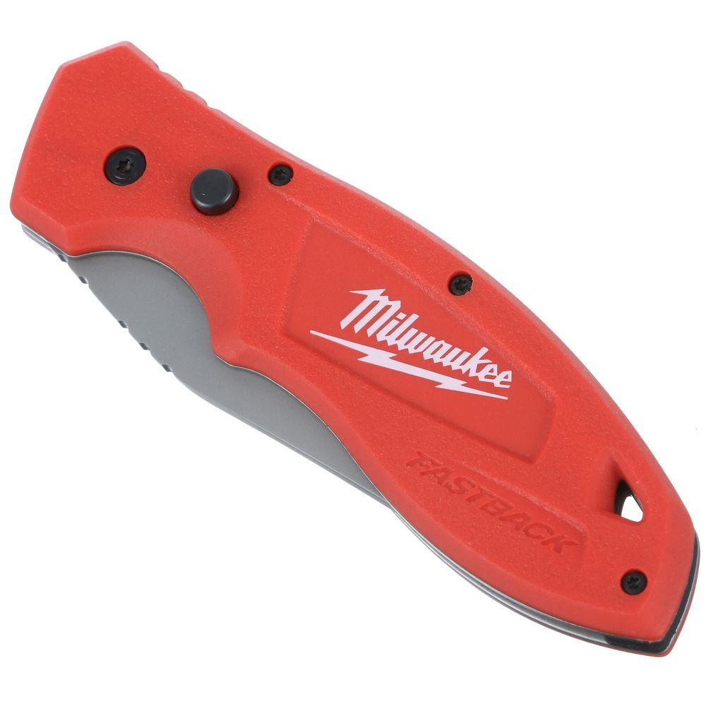 MILWAUKEE Pocket Knife Fastback Flip 5 in. Steel Blade Retractable Hand Tool 45242296842 eBay MILWAUKEE Pocket Knife Fastback Flip 5 in. Steel Blade Retractable Hand Tool 45242296842 eBay