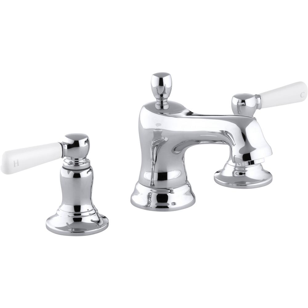 KOHLER Bancroft 8 in. Widespread 2-Handle Low-Arc Water-Saving Bathroom