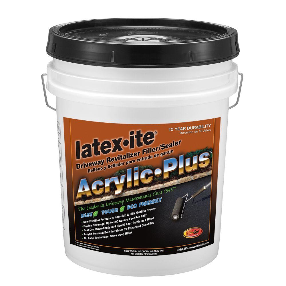 Latex Ite 2 Gal Acrylic Grade Driveway Sealer 31766 The Home Depot