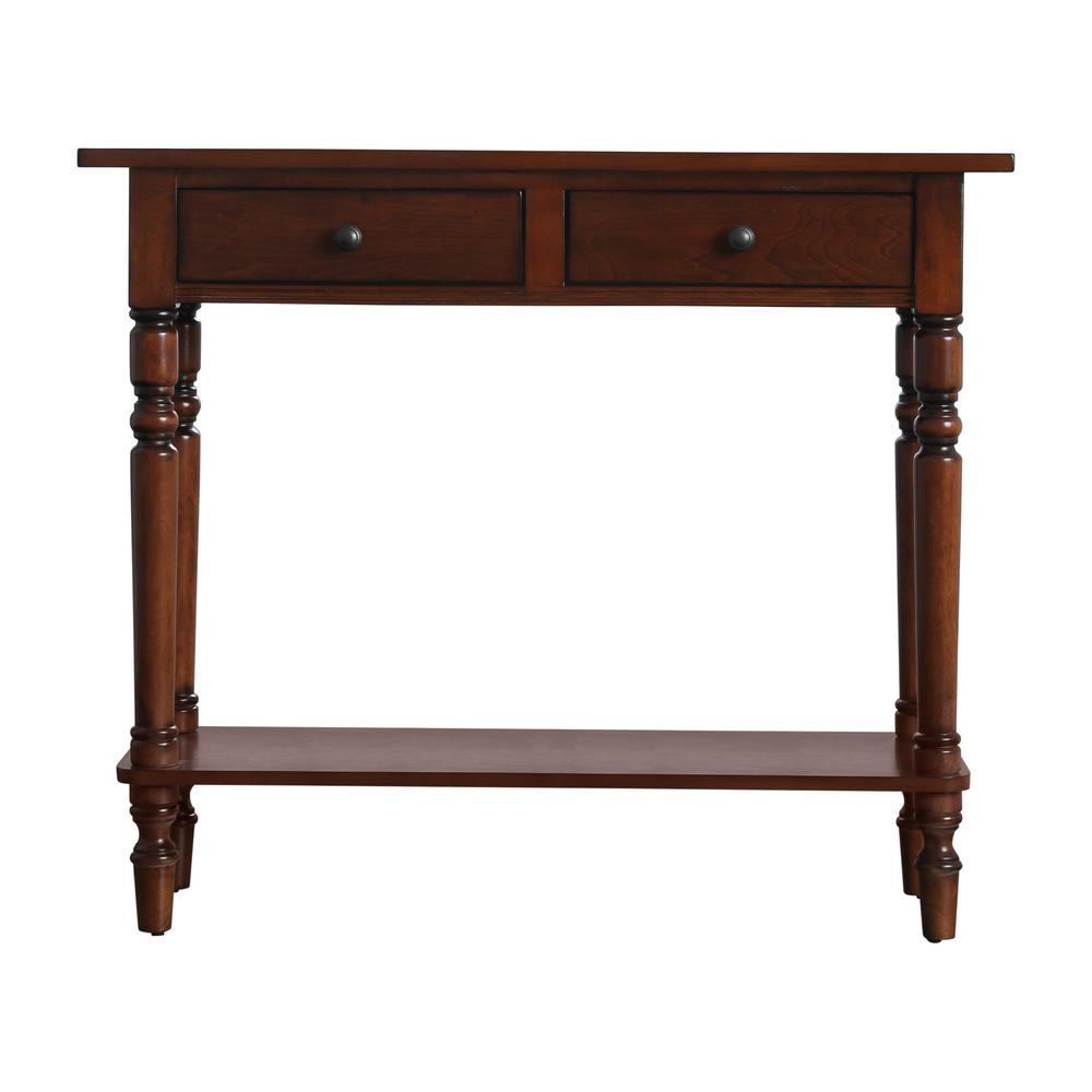 Furniture Of America Jenny Cherry Desk With 2 Drawers Idf Dk5426ch