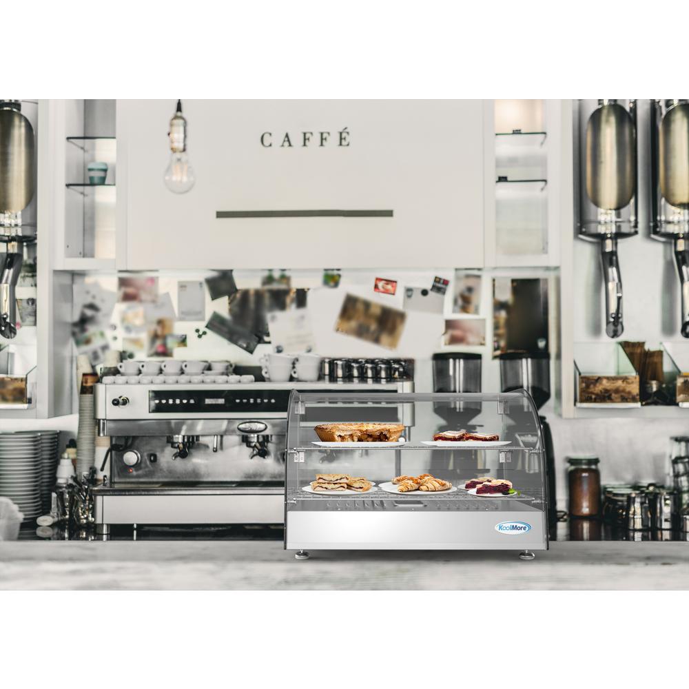 stainless steel countertop display warmer cu shelf ft commercial case 1gs highlights
