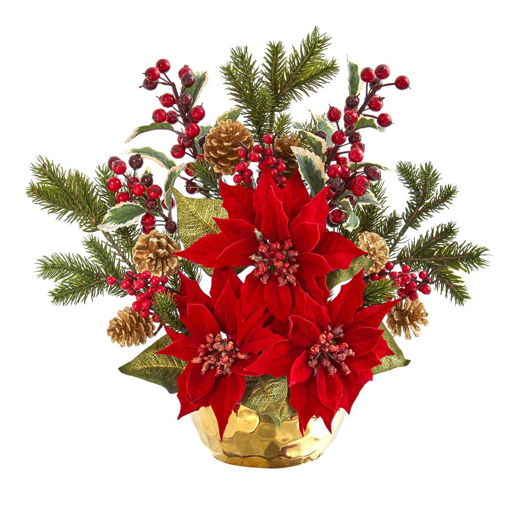 poinsettia floral arrangements