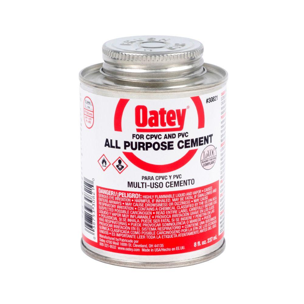 Oatey 8 oz. PVC All-Purpose Cement-308213 - The Home Depot