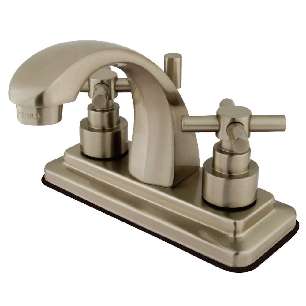 Kingston Brass Elinvar 4 In. Centerset 2-Handle Bathroom Faucet In ...