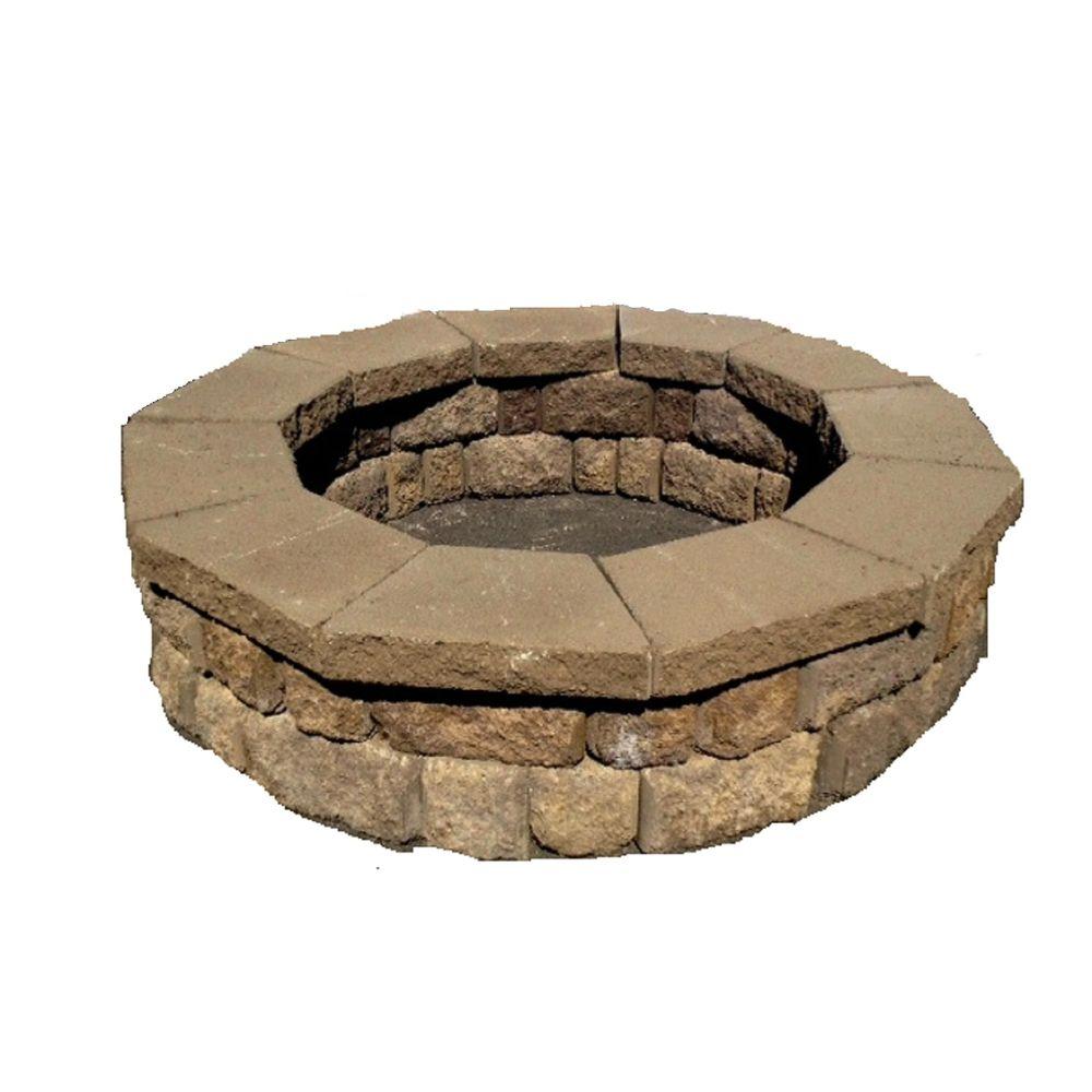 Unbranded 60 in. Highland Autumn Fire Pit Kit-FP102 - The Home Depot