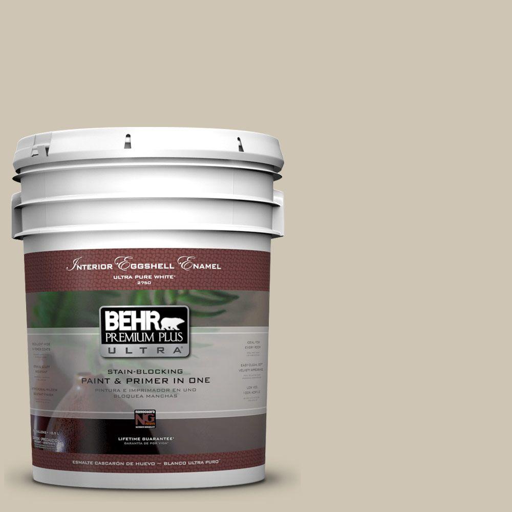 BEHR Premium Plus Ultra 5-gal. #ECC-14-1 Scenic Path Eggshell ...