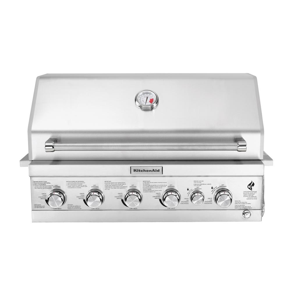 Kitchenaid 4 Burner Built In Propane Gas Island Grill Head In Stainless Steel With Searing Main Burner And Rotisserie Burner 740 0781 The Home Depot,Godrej Small Modular Kitchen Designs Catalogue