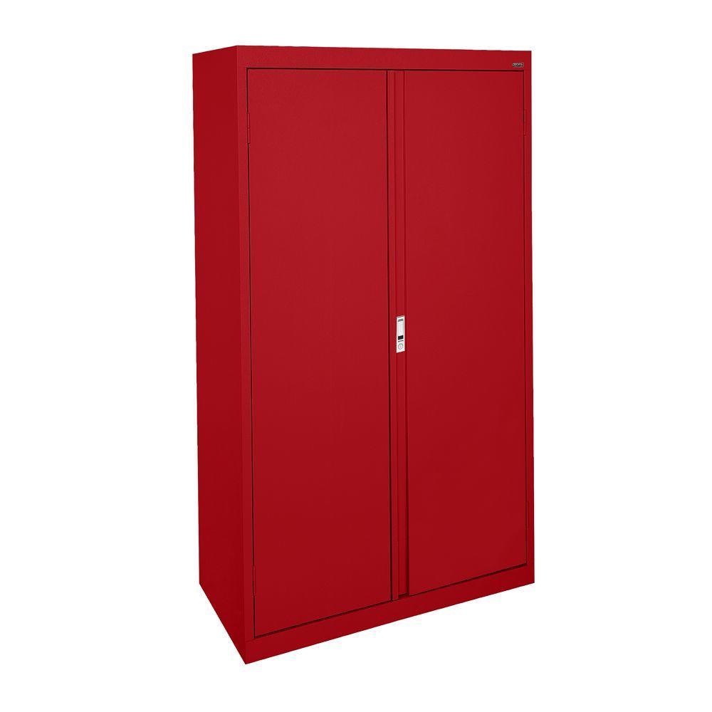 Sandusky System Series 30 In W X 64 H 18 D Red Double Sandusky System Series 30 In W X 64 H 18