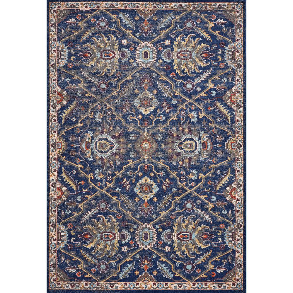 Kas Rugs Corsica Royal Blue Courtyard 3 Ft X 5 Area Rug Kas Rugs Corsica Royal Blue Courtyard 3