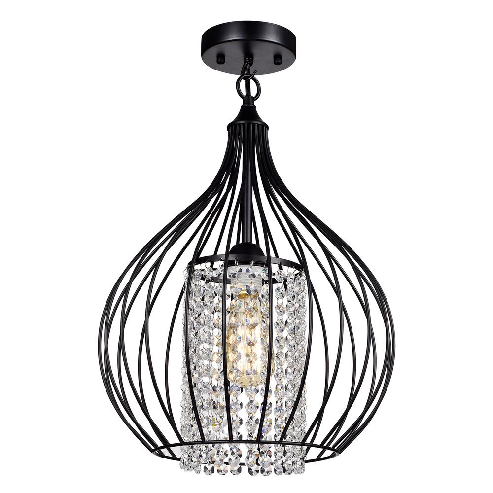 Warehouse Of Cristina 14 In 1 Light Indoor Black Semi