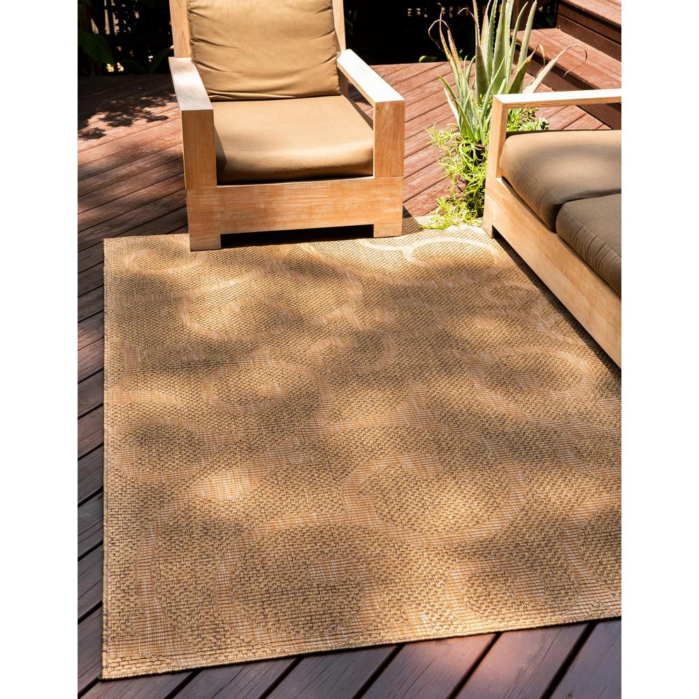 Unique Loom Outdoor Vine Brown 9 0 X 12 0 Area Rug 3135661 The Home Depot