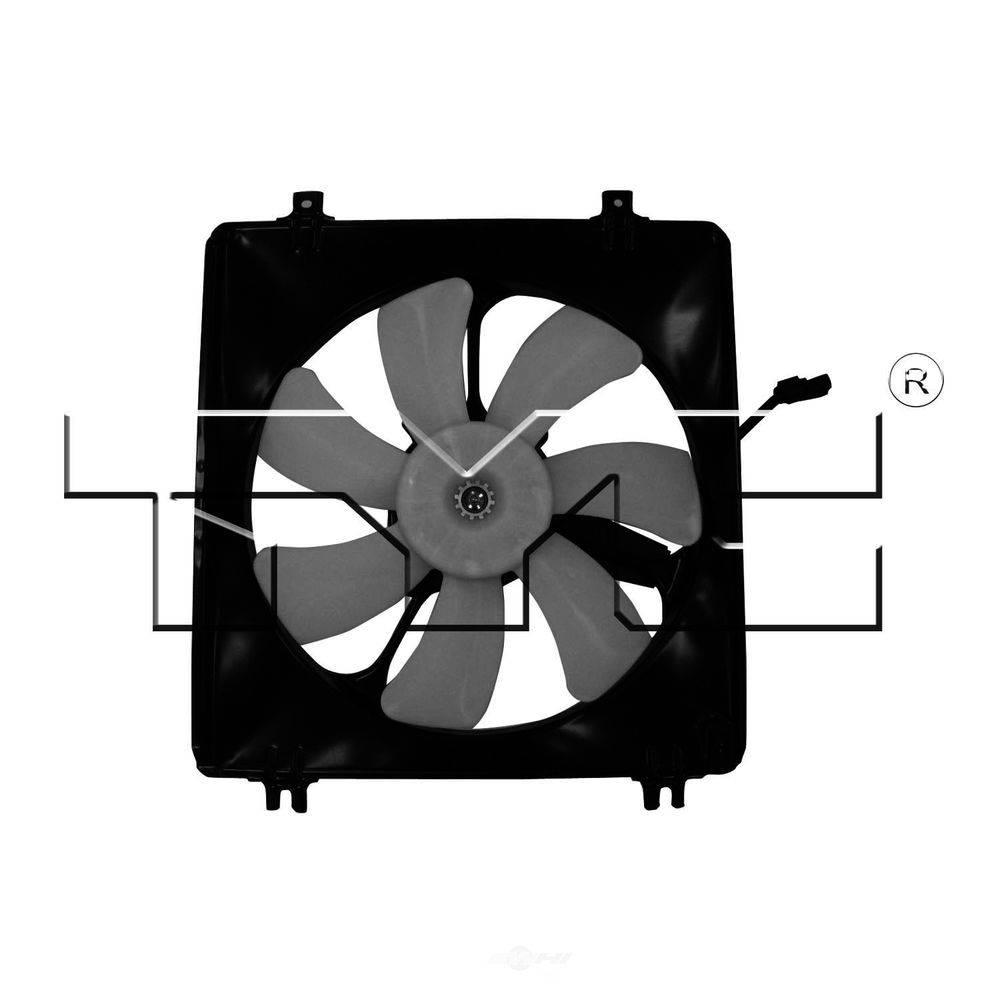 TYC 611340 Replacement Cooling Fan Assembly Compatible with Honda