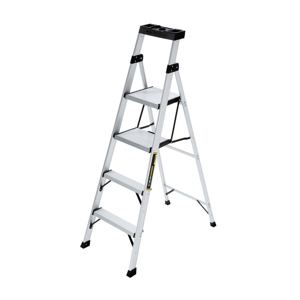 Gorilla Ladders 5.5 ft. Aluminum Hybrid Ladder with 250 lb. Load