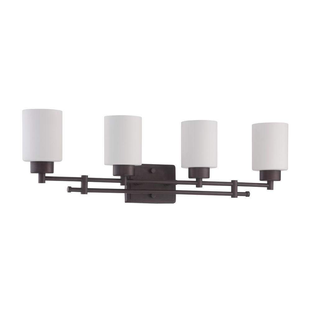 Luminance Ledbury 4 Light Provincial Bronze Vanity Luminance Ledbury 4 Light Provincial Bronze Vanity