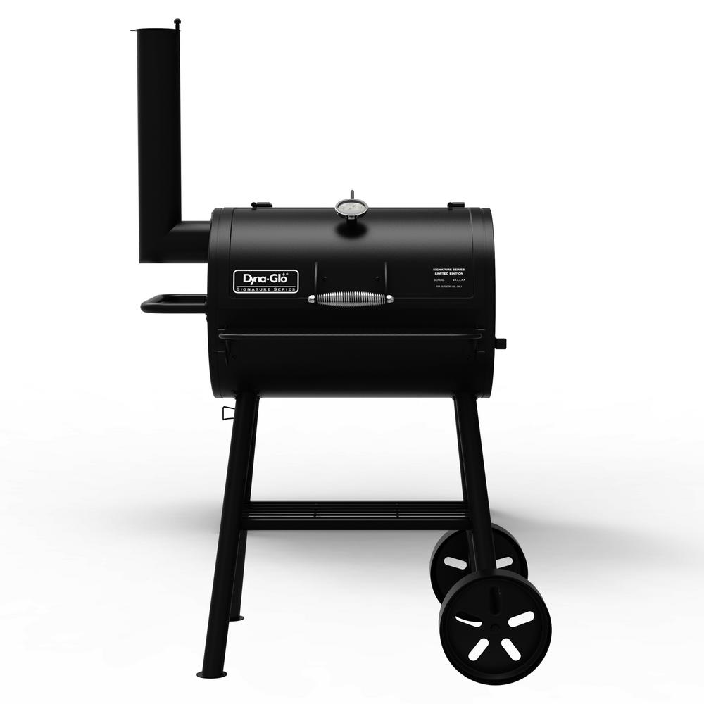Dyna-Glo Heavy Duty Compact Barrel Charcoal Grill in Black by Dyna-Glo