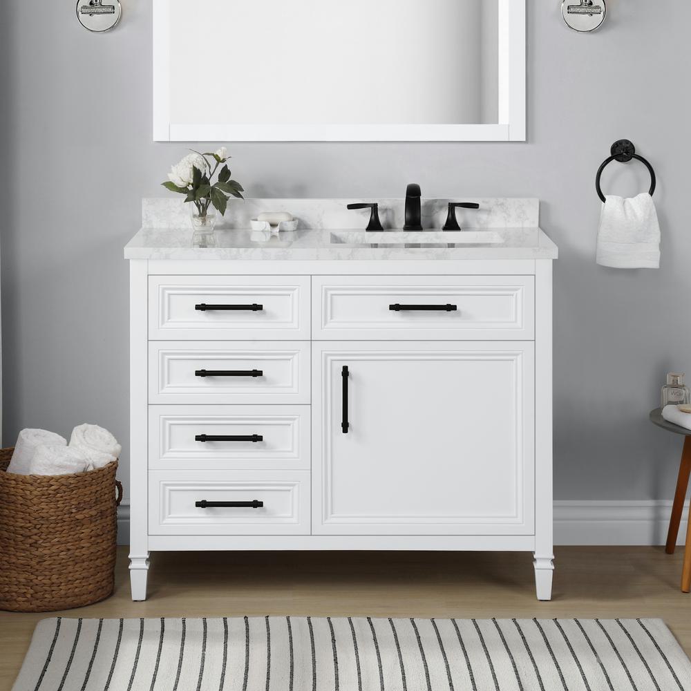42 Inch Vanities Bathroom Vanities Bath The Home Depot