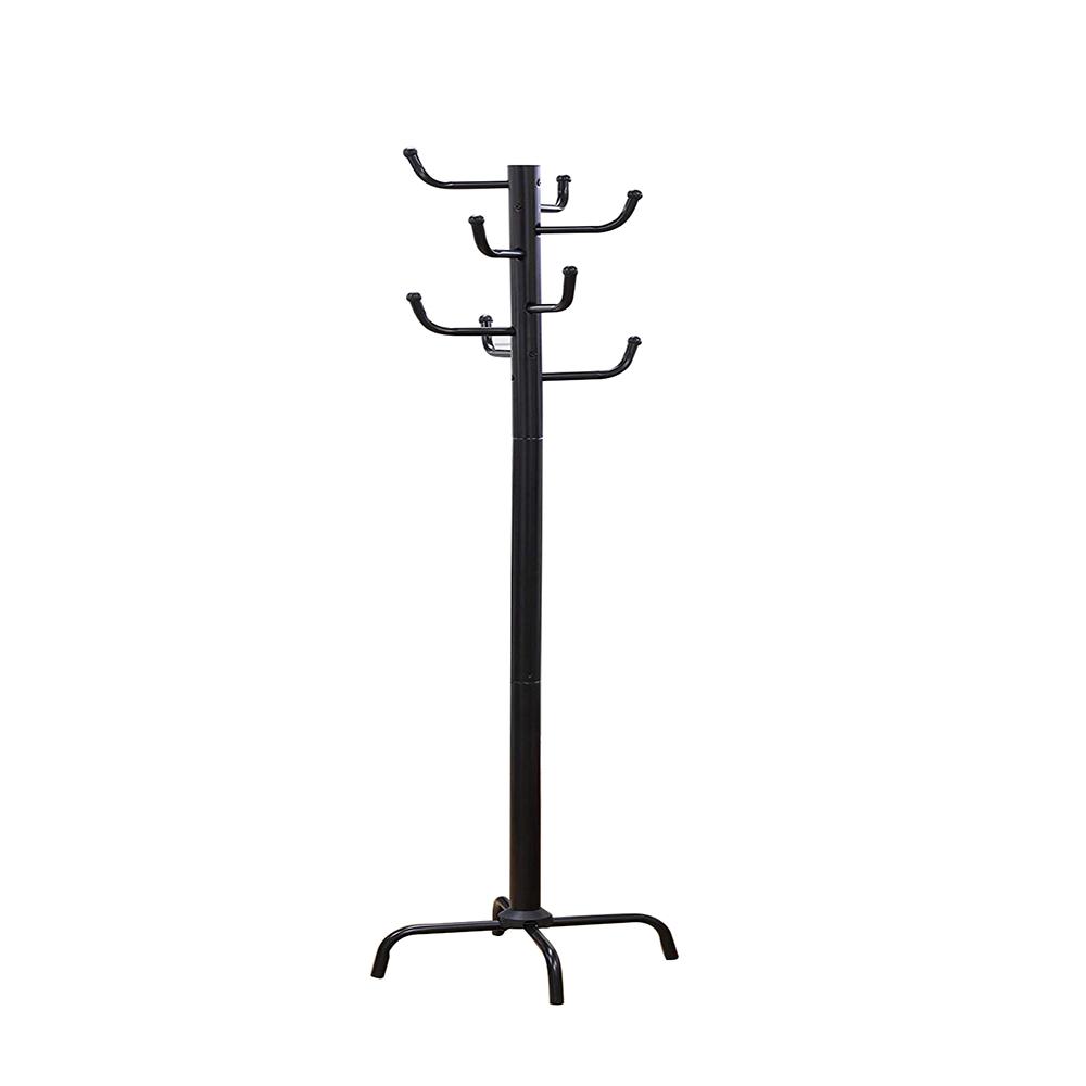 MegaHome Black 12Hook Coat Rack CR004 The Home Depot