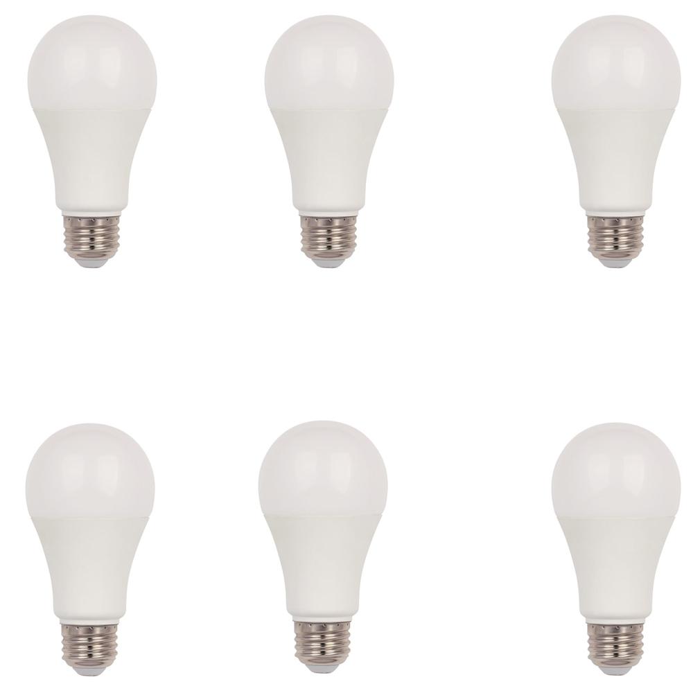 Westinghouse 100W Equivalent Omni A19 LED Light Bulb, Daylight (6Pack)5079020 The Home Depot