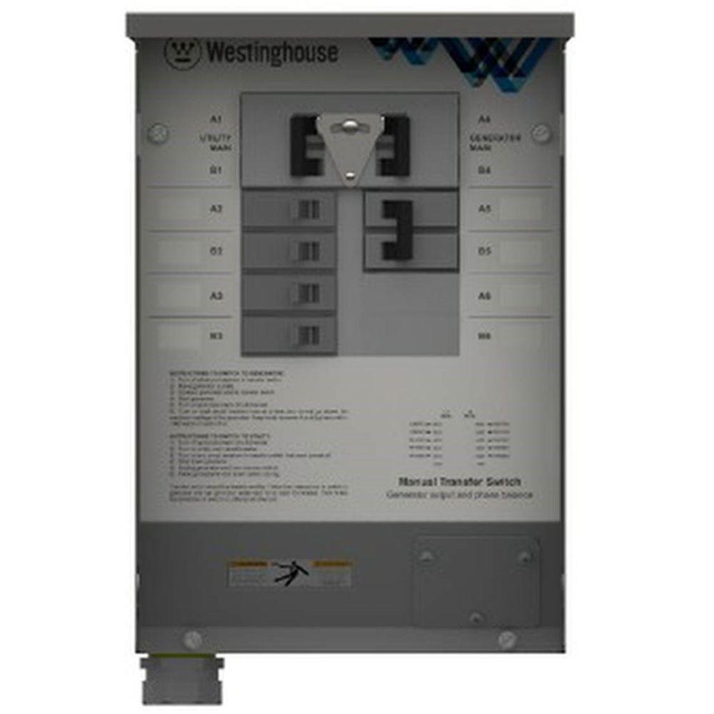 Westinghouse 30-Amp Manual Transfer Switch by Westinghouse