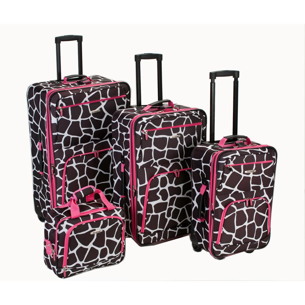 suitcase set pink