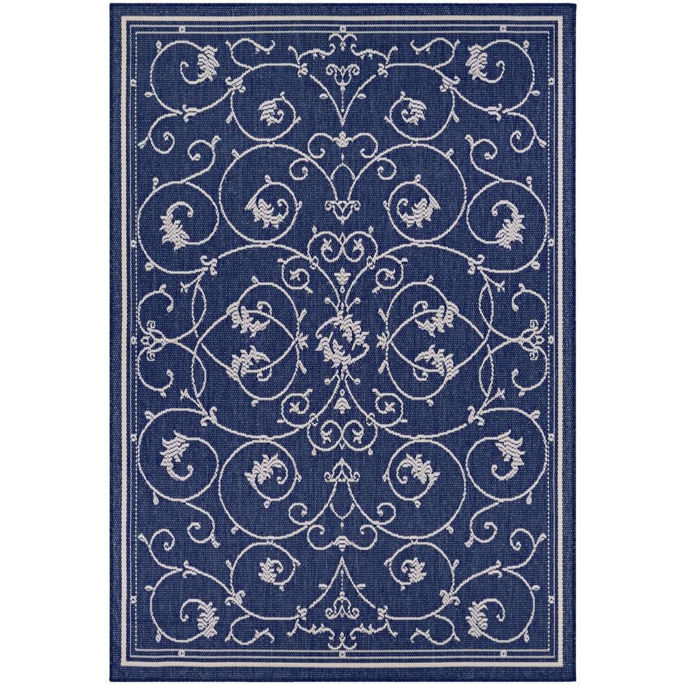 Couristan Recife Veranda Ivory Indigo 9 Ft X 13 Indoor Outdoor Couristan Recife Veranda Ivory Indigo 9 Ft X 13 Indoor Outdoor