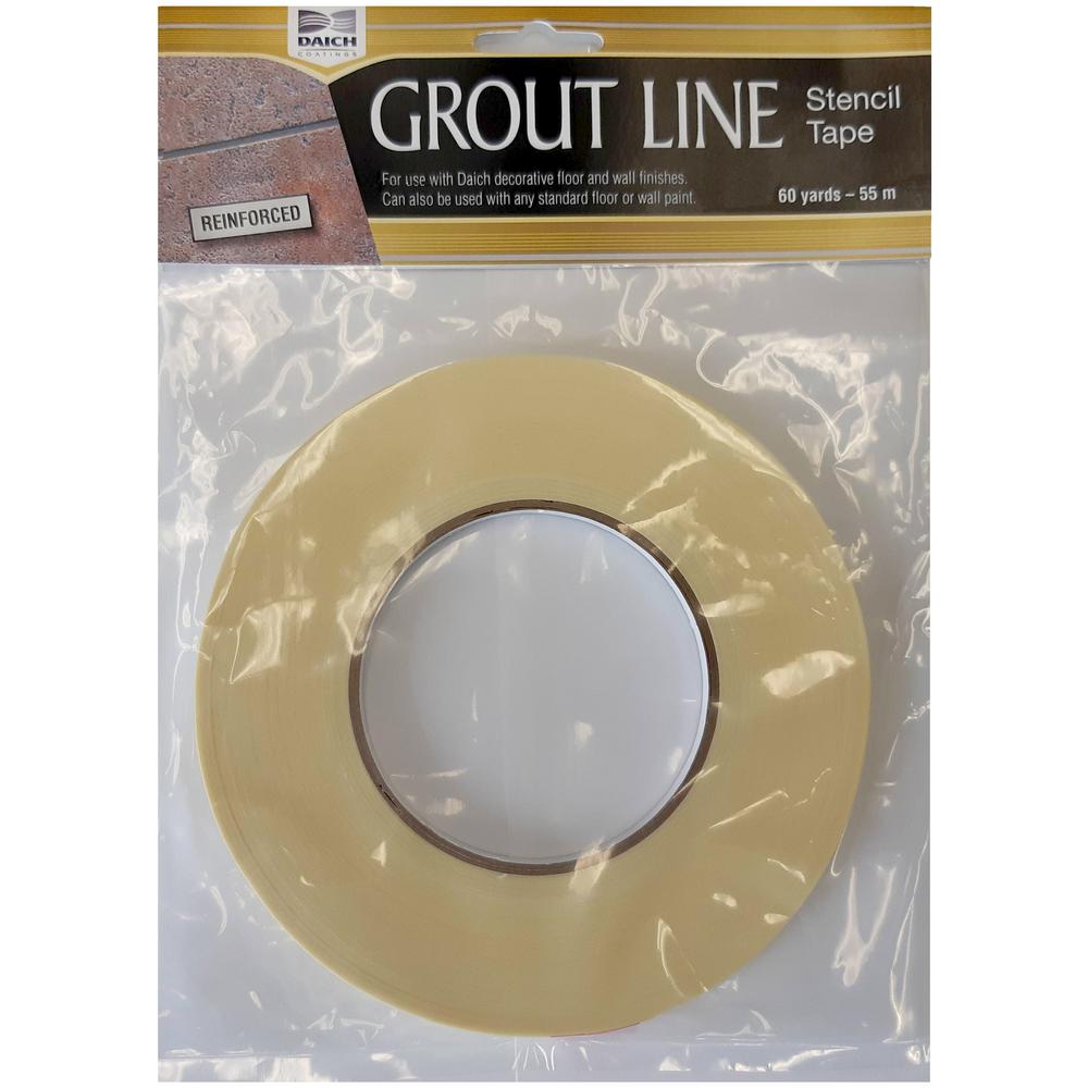 DAICH 1/4 in. x 60 yds. Grout Line Stencil Tape High TackDCGRTP60