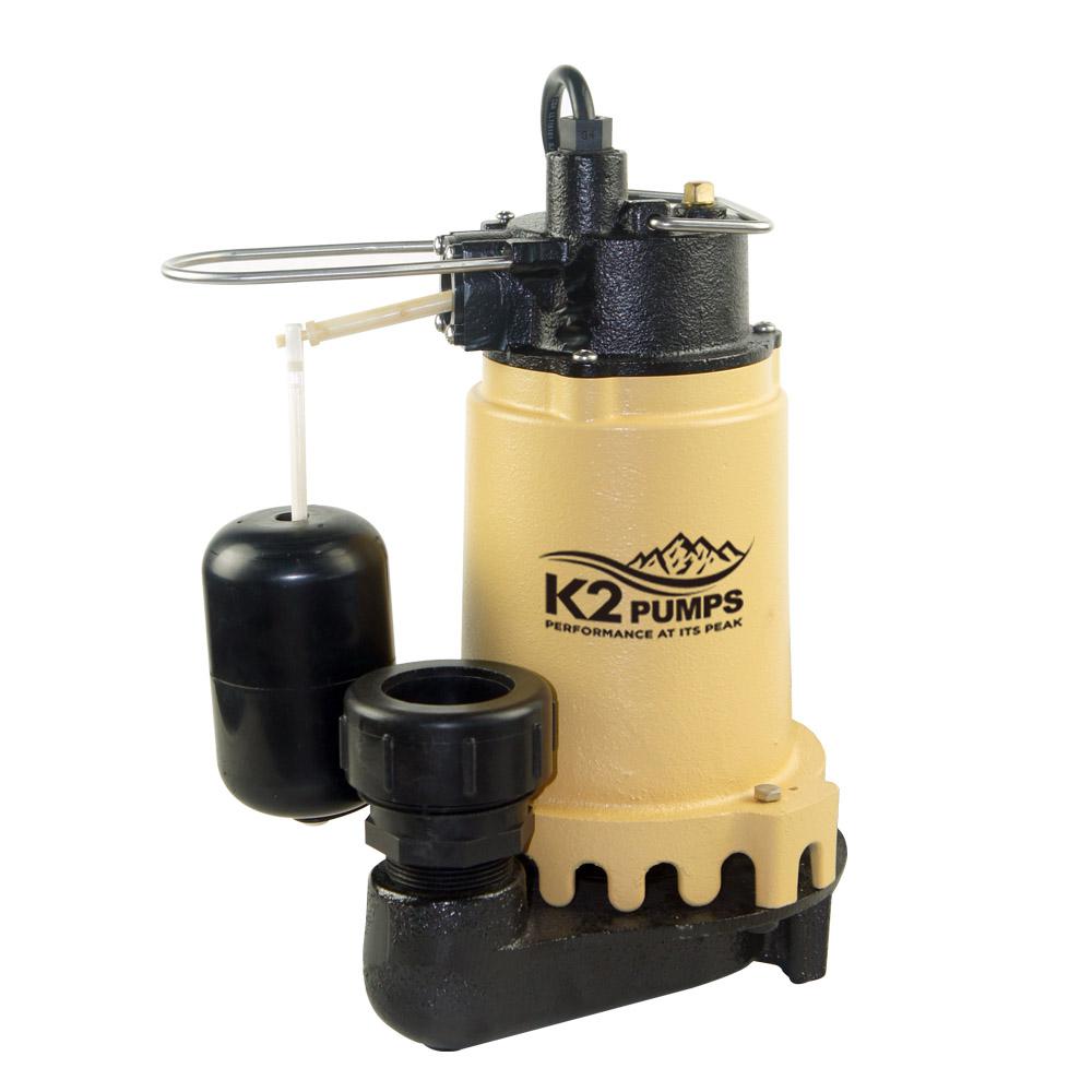 K2 1/3 HP Sump Pump with Snap Action SwitchSPI03302K The Home Depot