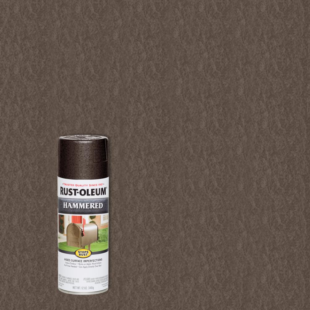 Metal Hammered Spray Paint The Home Depot Hammered Dark Bronze Protective Spray Paint 6 Pack