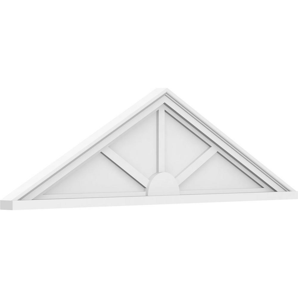 Ekena Millwork 2 in. x 70 in. x 181/2 in. (Pitch 6/12) Peaked Cap 3