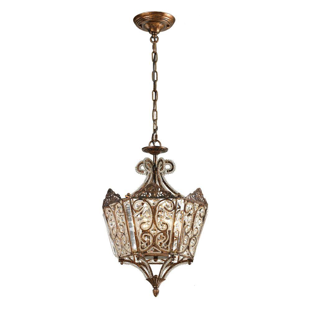 Titan Lighting Waltz Collection 6 Light Spanish Bronze Pendant Tn Waltz Collection 6 Light Spanish Bronze Pendant