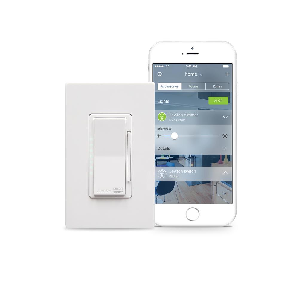 Leviton 1000-Watt Decora Smart with HomeKit Technology Dimmer, Works with Siri by Leviton