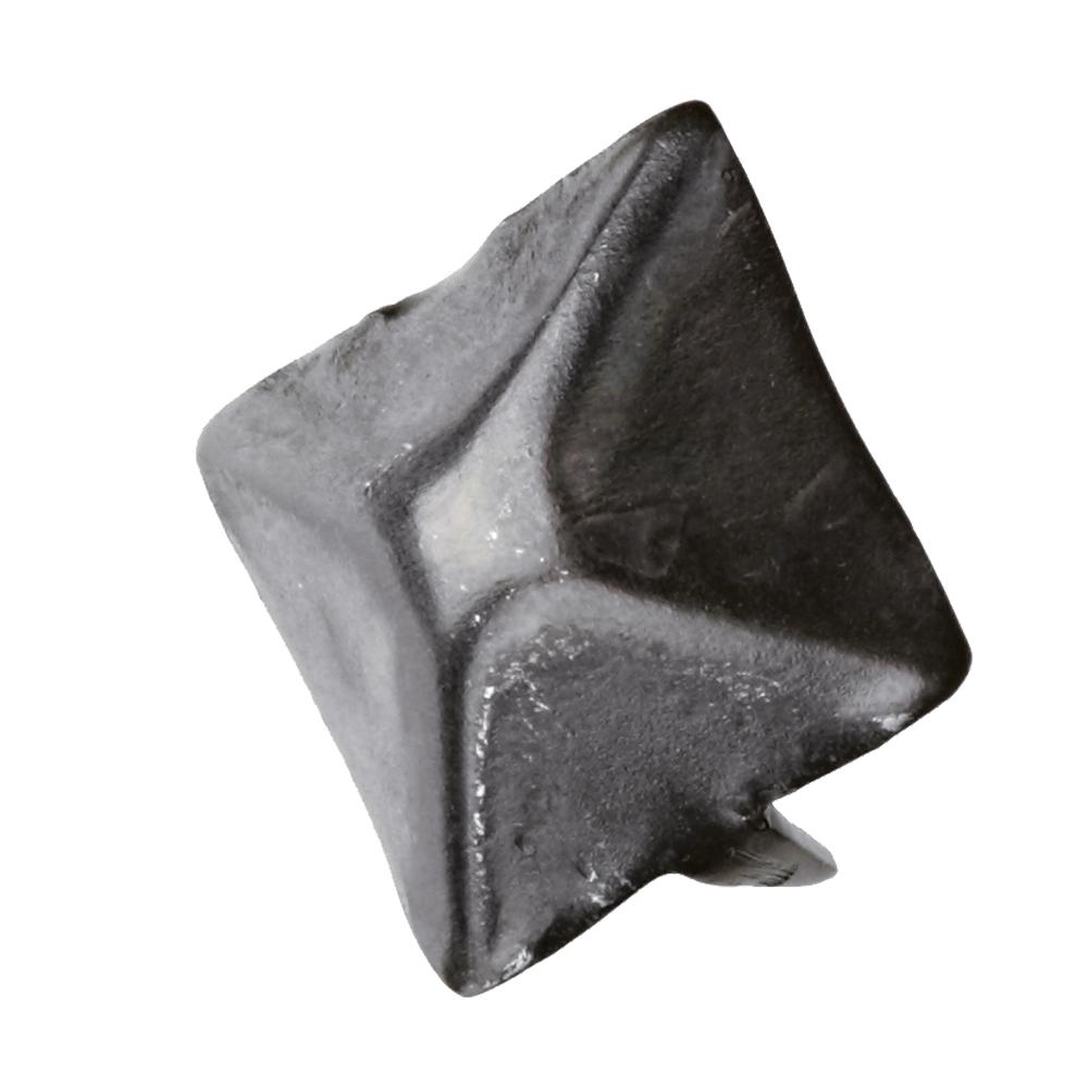 25/32 in. x 25/32 in. Black Zinc Iron Square Nail with 2 TipsFAA 00591