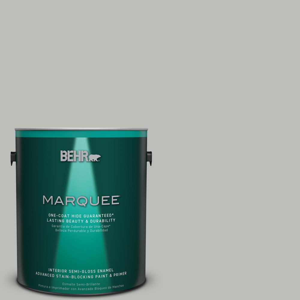 BEHR Premium Plus Ultra 1gal. T152 Seared Gray SemiGloss Enamel Interior Paint375301 The