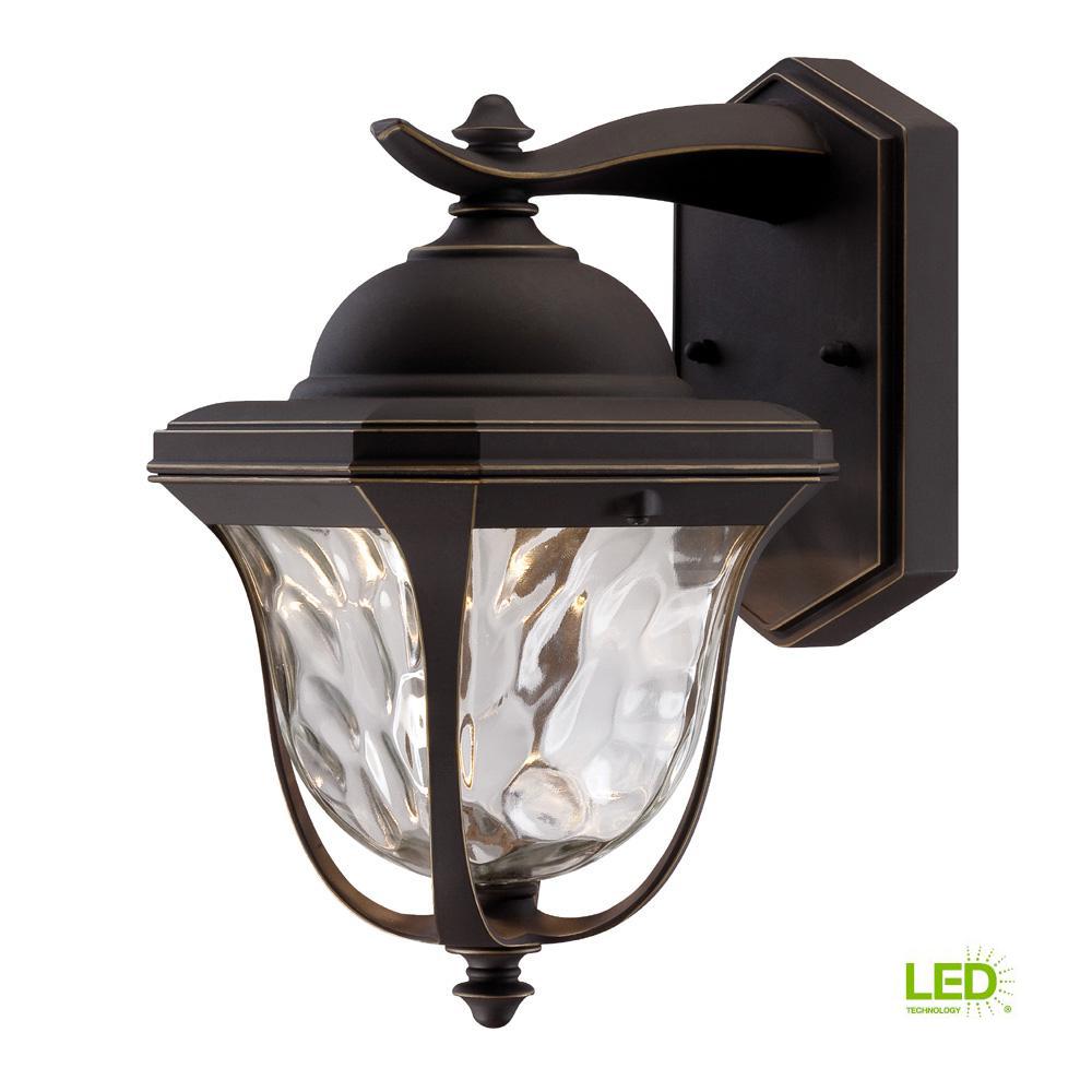 Designers Fountain Marquette Aged Bronze Patina Outdoor Led Wall Designers Fountain Marquette Aged Bronze Patina Outdoor Led Wall Lantern