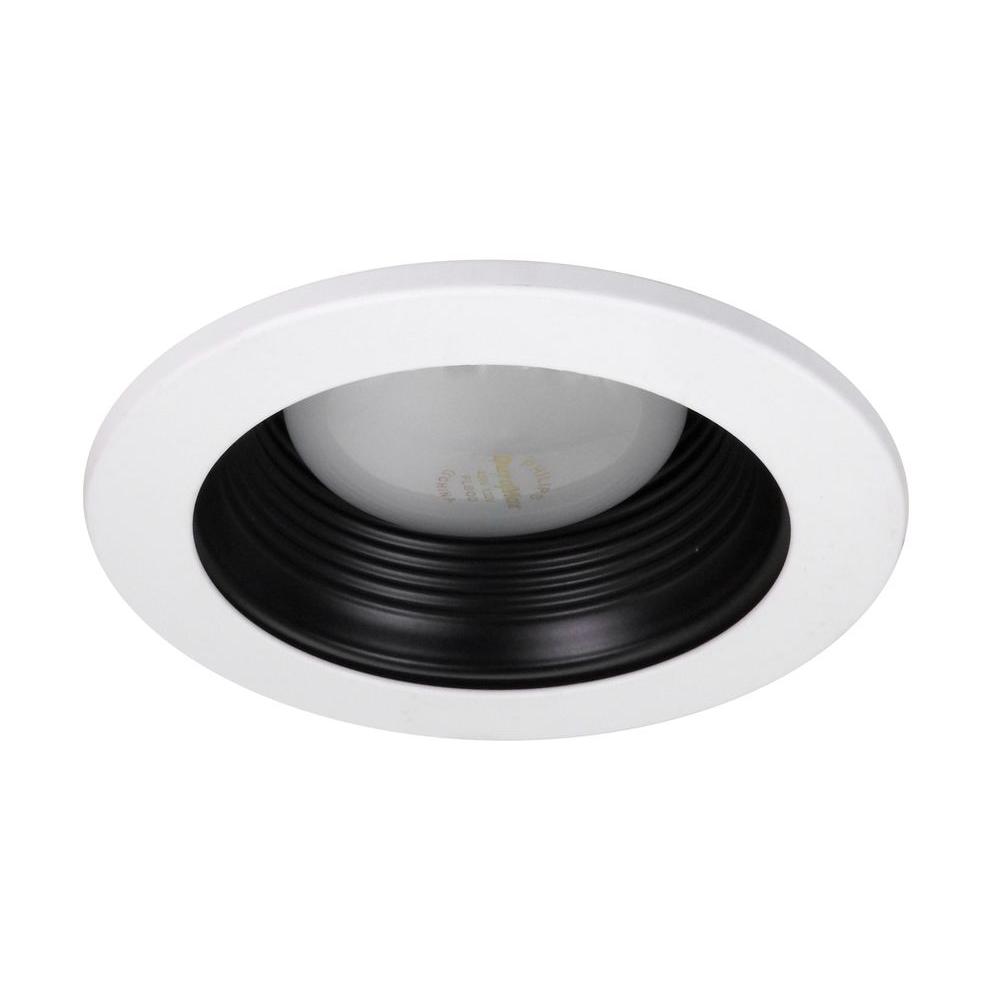 NICOR 4 in. Black Recessed Baffle Trim19501 The Home Depot