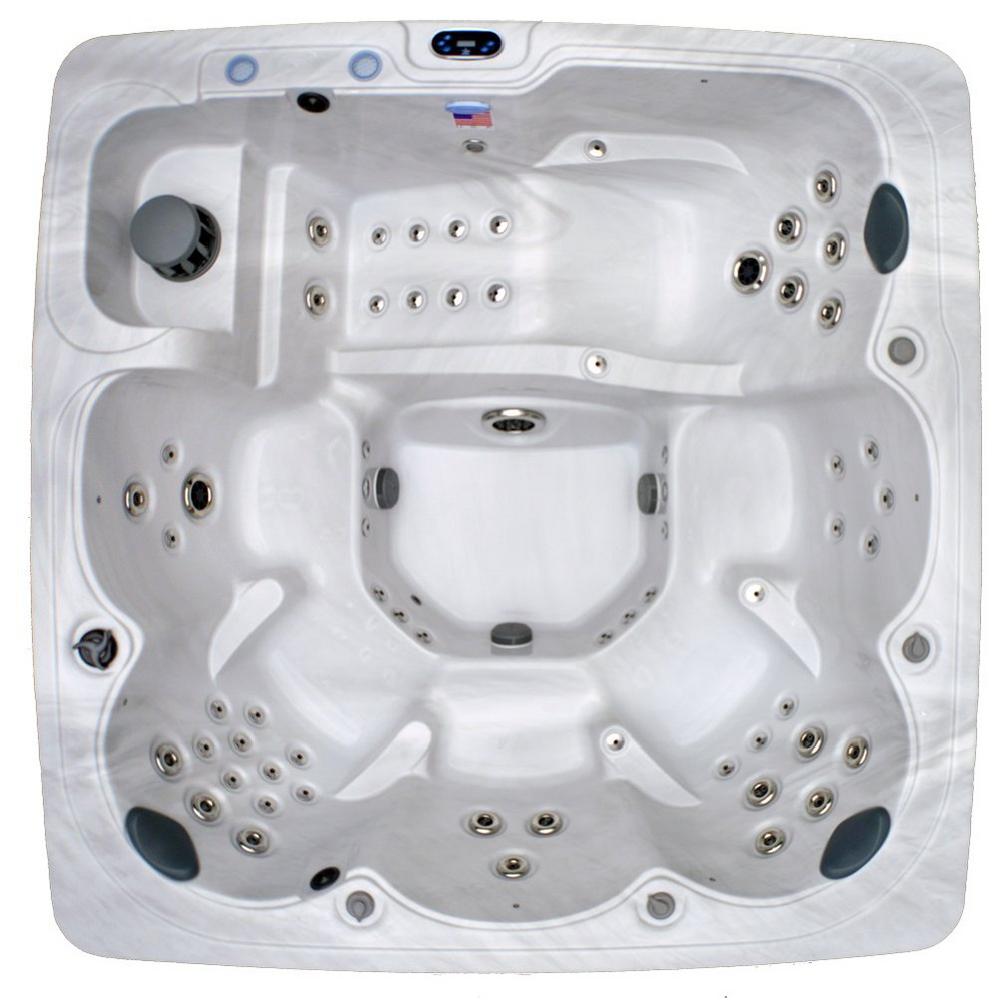 Home and Garden Spas 6-Person 90-Jet Spa with MP3 Auxiliary Hookup ...