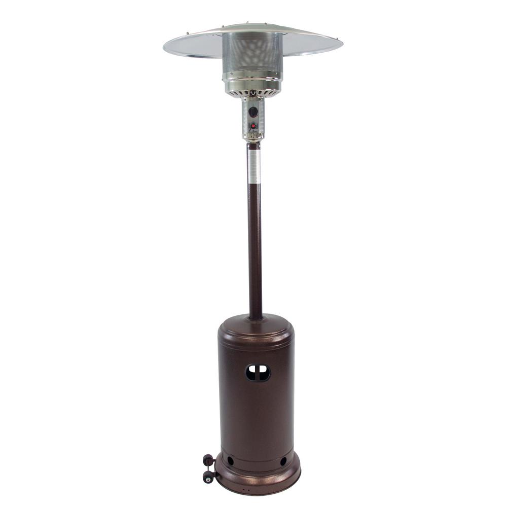 Dyna Glo Patio Heaters Outdoor Heating The Home Depot 41 000 Btu Deluxe Hammered Bronze Gas Patio Heater