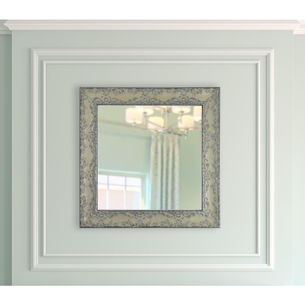18 In X Maclaren Pewter Square Vanity Mirror Set Of 4