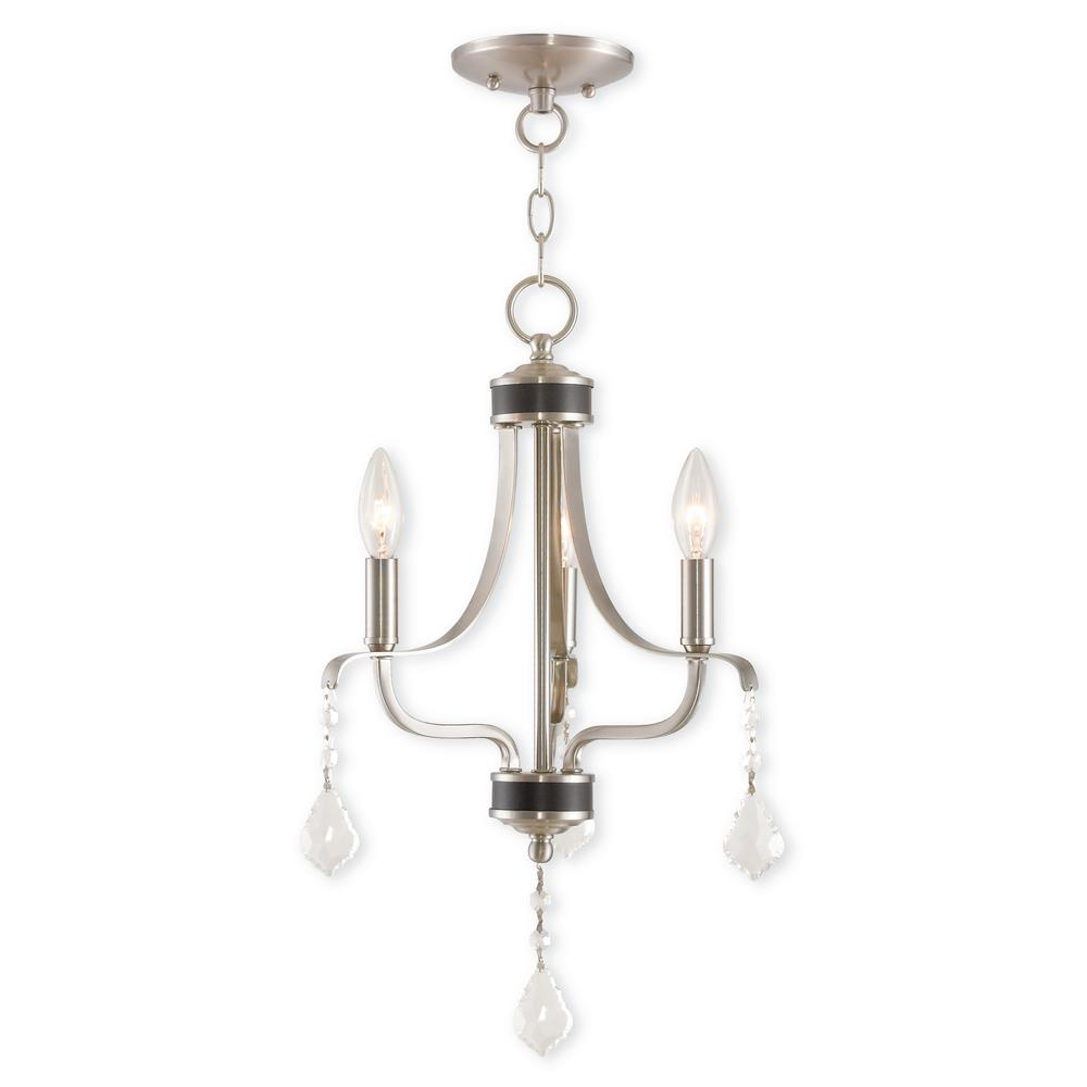 Livex Lighting Tania 4 Light Brushed Nickel Chandelier 6294 91 The   Brushed Nickel Livex Lighting Chandeliers 40783 91 64 1000 