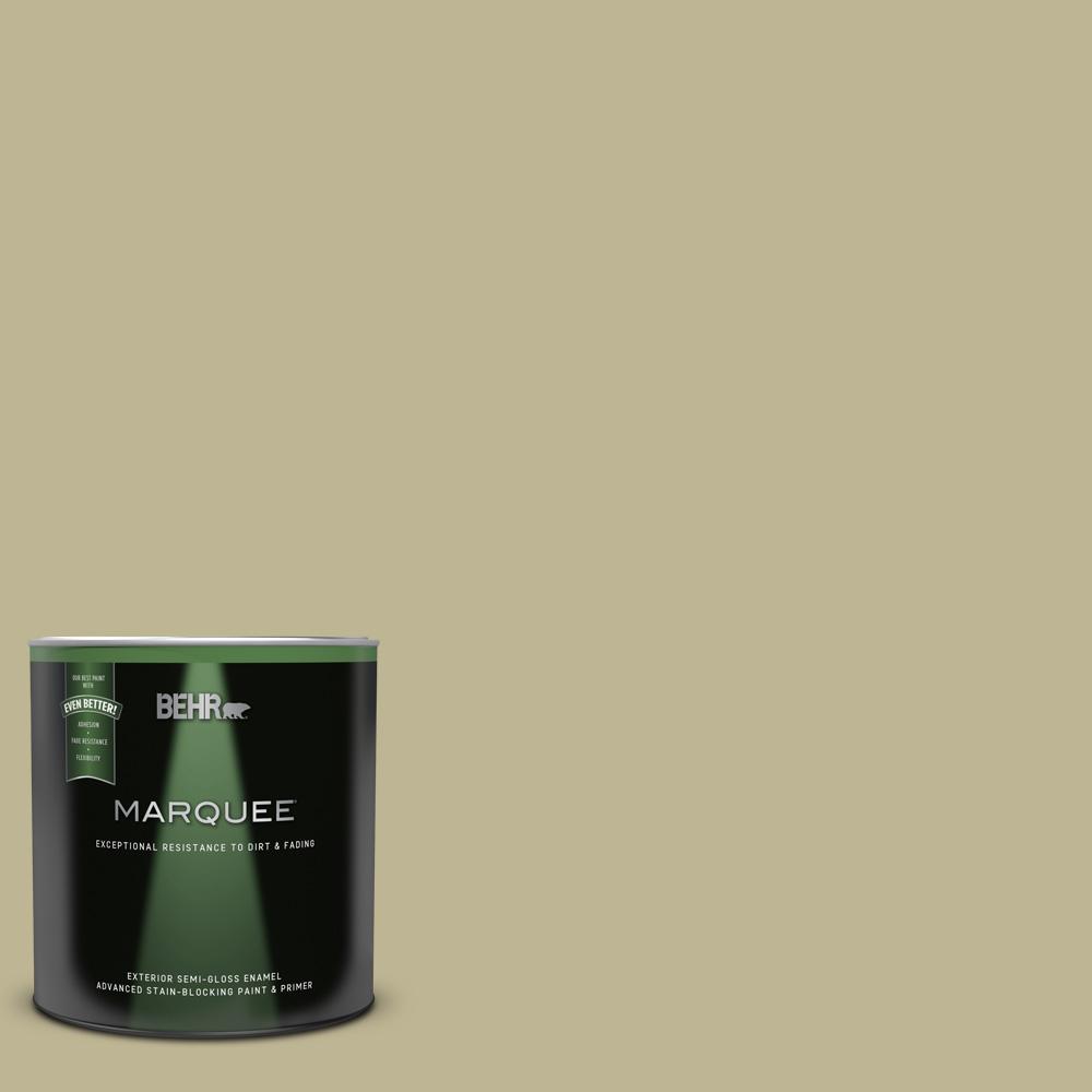BEHR MARQUEE 1 qt. MQ630 Bamboo Shoot SemiGloss Enamel Exterior