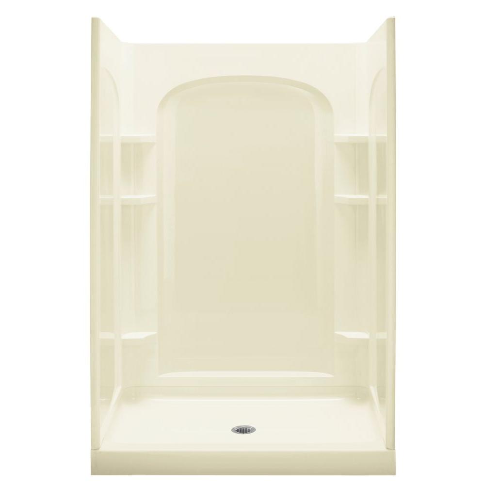 STERLING Ensemble 351/4 in. x 48 in. x 77 in. Curve Shower Kit in