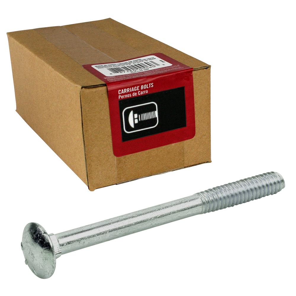 Everbilt 1/2 inch - 13 tpi x 10 inch Zinc-Plated Coarse Thread Carriage Bolt... by Everbilt