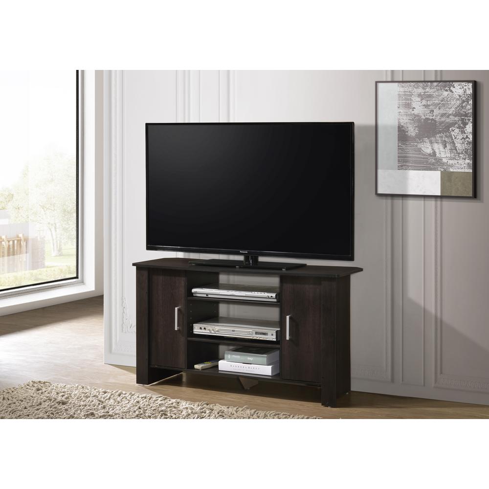 Progressive Furniture Kent Espresso Tv Stand I332 42 The Home Depot