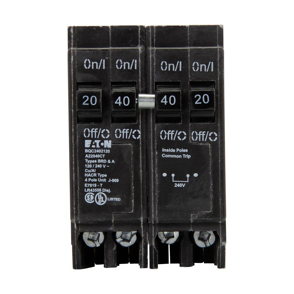 Eaton - 40 - Quad Breakers - Circuit Breakers - The Home Depot