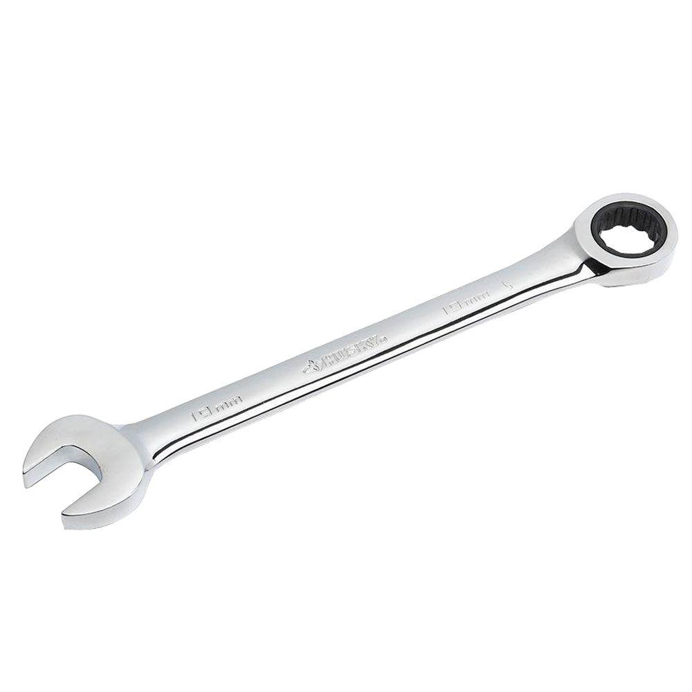 Husky 19 mm 12-Point Metric Ratcheting Combination Wrench-HRW19MM - The ...