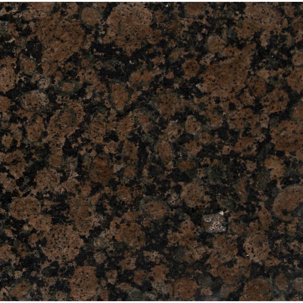 MSI Baltic Brown 12 in x 12 in Polished Granite Floor 